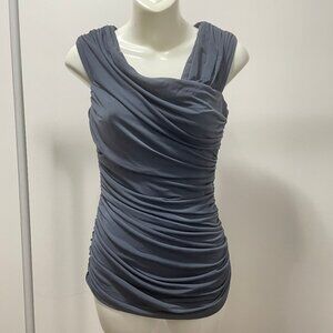Nicole Miller sleeveless ruched dress
